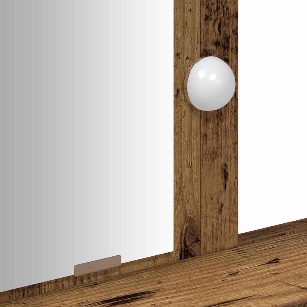 Schminktisch mit Speicher Braun 100 x 41 x 140 cm Holzwerkstoff