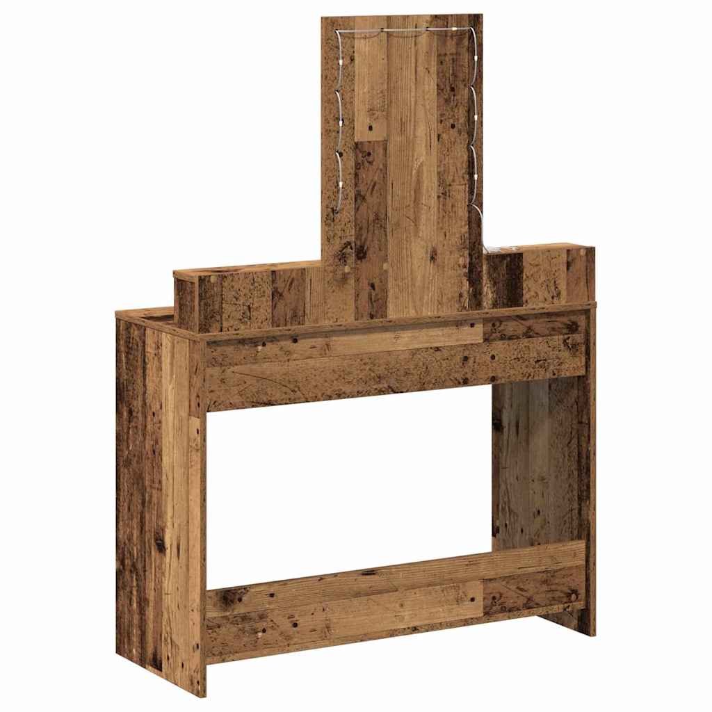 Schminktisch mit Speicher Braun 100 x 41 x 140 cm Holzwerkstoff