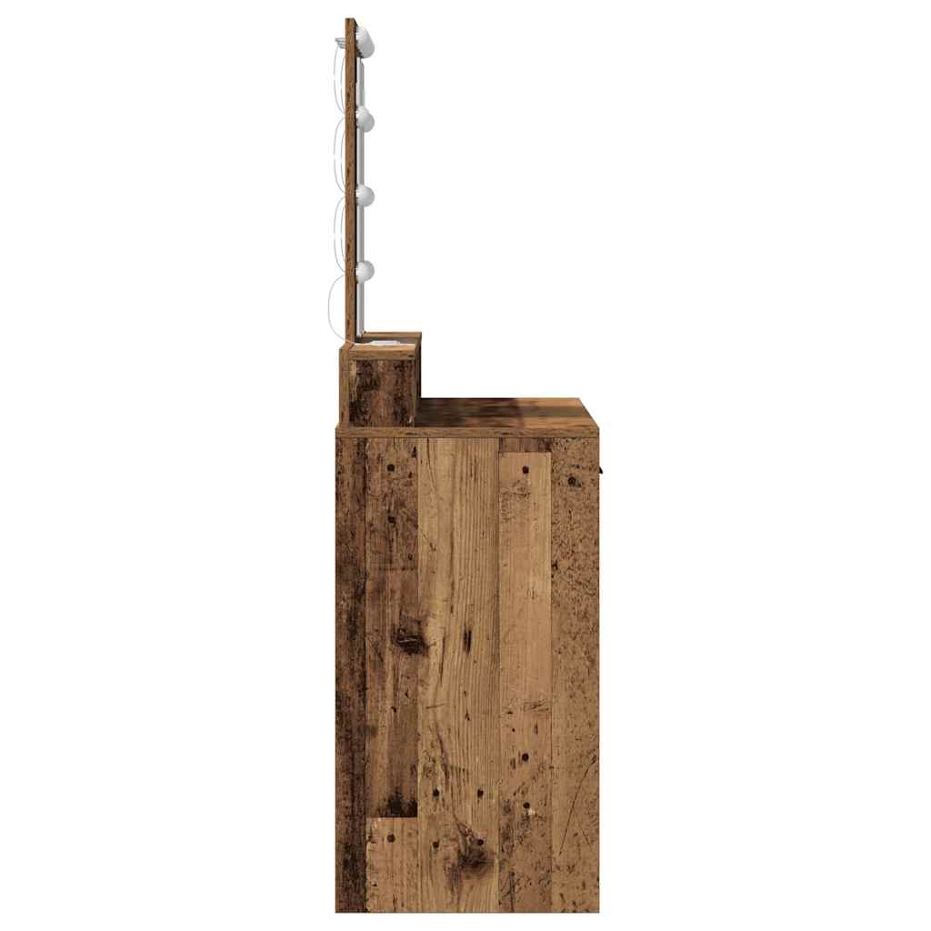 Schminktisch mit Speicher Braun 100 x 41 x 140 cm Holzwerkstoff