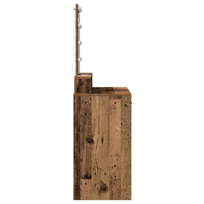 Schminktisch mit Speicher Braun 100 x 41 x 140 cm Holzwerkstoff