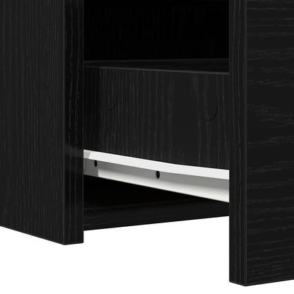 Schminktisch mit Speicher Schwarz 60 x 40 x 70 cm Holzwerkstoff