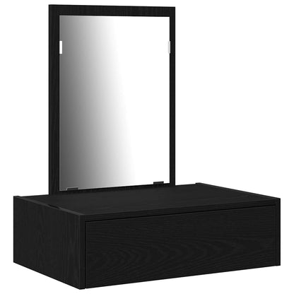 Schminktisch mit Speicher Schwarz 60 x 40 x 70 cm Holzwerkstoff