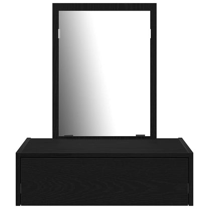 Schminktisch mit Speicher Schwarz 60 x 40 x 70 cm Holzwerkstoff