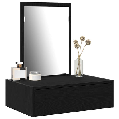 Schminktisch mit Speicher Schwarz 60 x 40 x 70 cm Holzwerkstoff