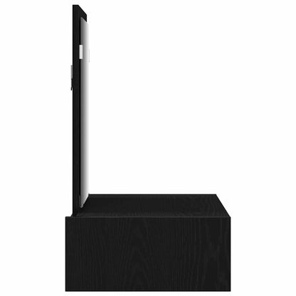 Schminktisch mit Speicher Schwarz 60 x 40 x 70 cm Holzwerkstoff