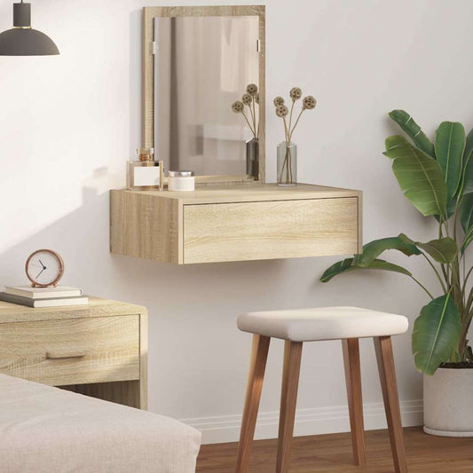 Schminktisch mit Schubladen Braun 60 x 40 x 70 cm Holzwerkstoff