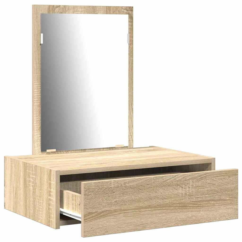 Schminktisch mit Schubladen Braun 60 x 40 x 70 cm Holzwerkstoff