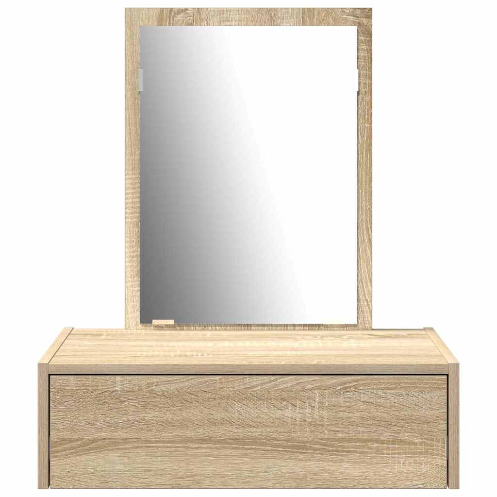 Schminktisch mit Schubladen Braun 60 x 40 x 70 cm Holzwerkstoff