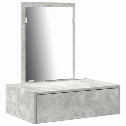 Schminktisch mit Schubladen Grau 60 x 40 x 70 cm Holzwerkstoff