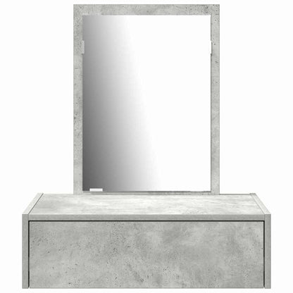 Schminktisch mit Schubladen Grau 60 x 40 x 70 cm Holzwerkstoff