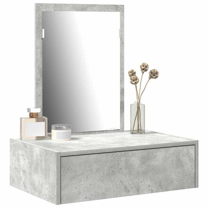 Schminktisch mit Schubladen Grau 60 x 40 x 70 cm Holzwerkstoff