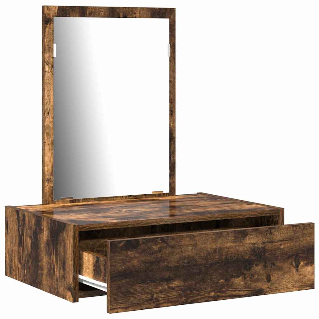 Schminktisch mit Schubladen Braun 60 x 40 x 70 cm Holzwerkstoff