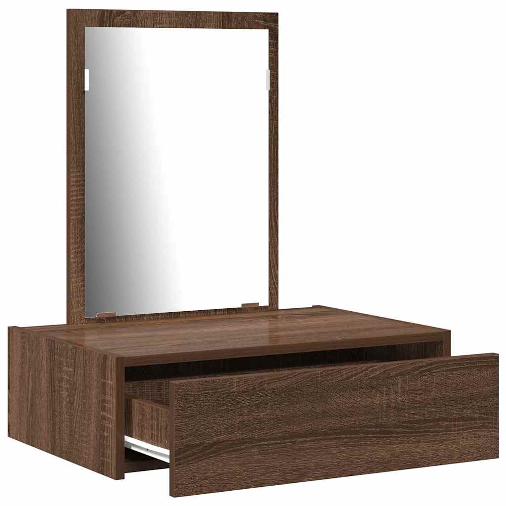 Schminktisch mit Schubladen Braun 60 x 40 x 70 cm Holzwerkstoff
