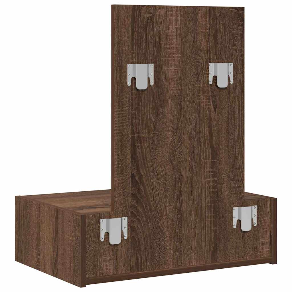 Schminktisch mit Schubladen Braun 60 x 40 x 70 cm Holzwerkstoff