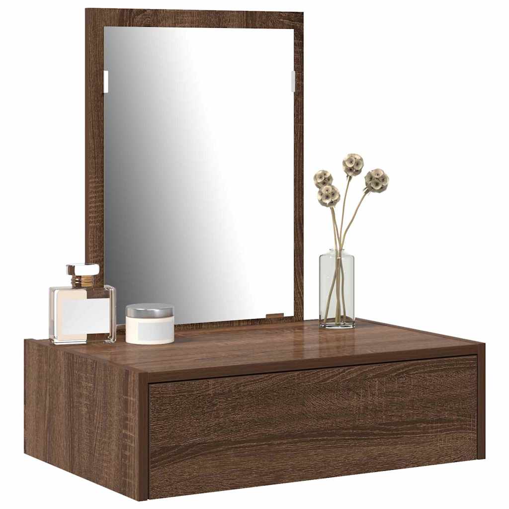 Schminktisch mit Schubladen Braun 60 x 40 x 70 cm Holzwerkstoff