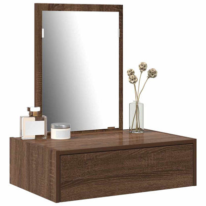 Schminktisch mit Schubladen Braun 60 x 40 x 70 cm Holzwerkstoff