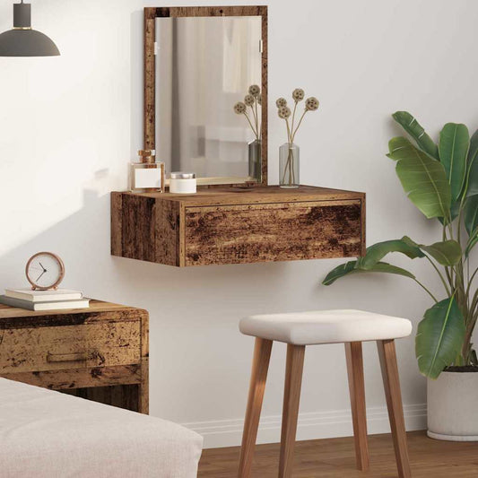 Schminktisch mit Schubladen Braun 60 x 40 x 70 cm Holzwerkstoff