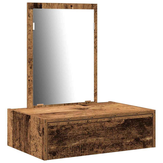 Schminktisch mit Schubladen Braun 60 x 40 x 70 cm Holzwerkstoff