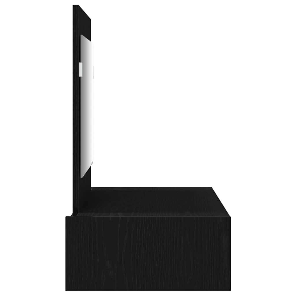 Schminktisch mit Speicher Schwarz 83 x 40 x 70 cm Holzwerkstoff