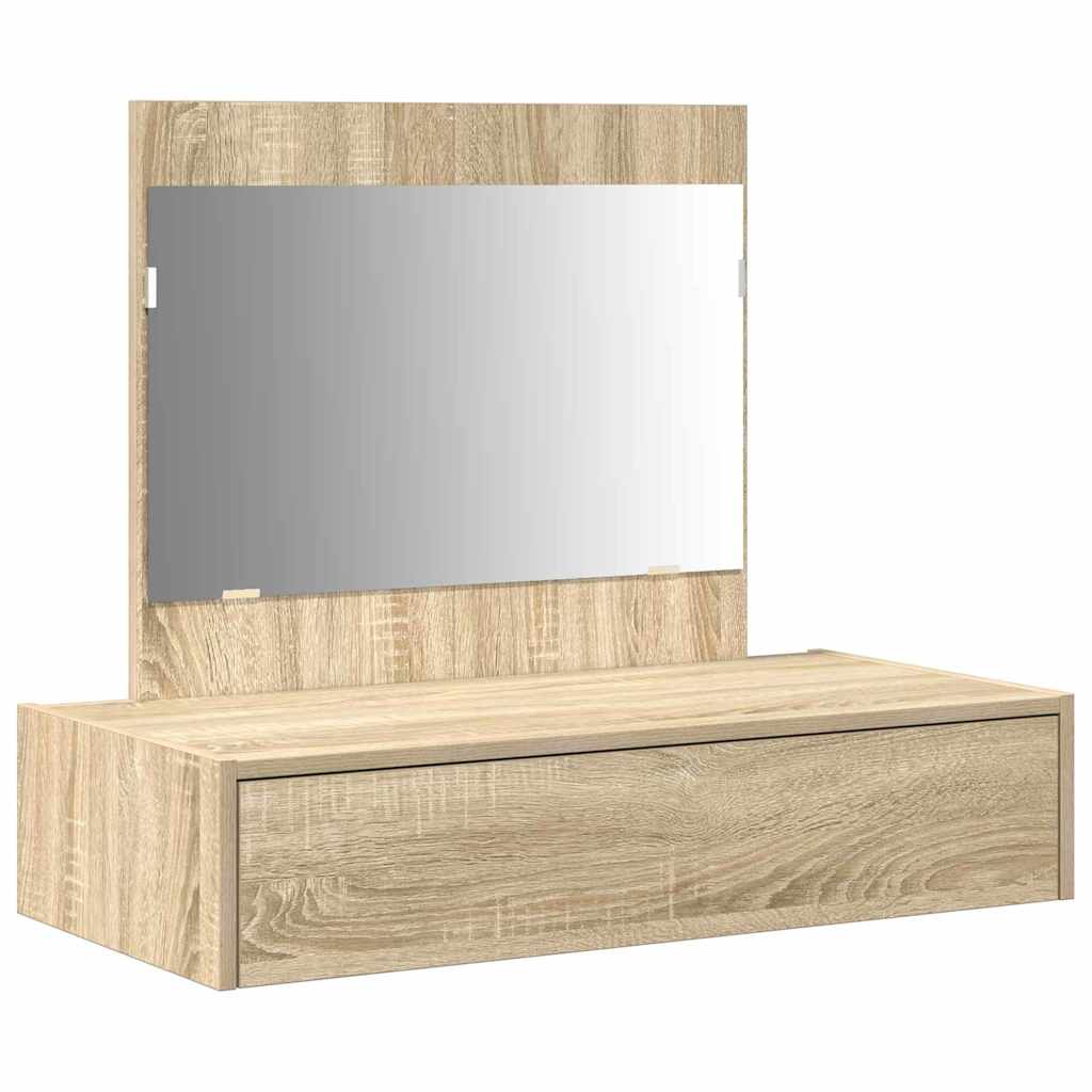 Schminktisch mit Schubladen Braun 83 x 40 x 70 cm Holzwerkstoff