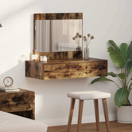 Schminktisch mit Schubladen Braun 83 x 40 x 70 cm Holzwerkstoff