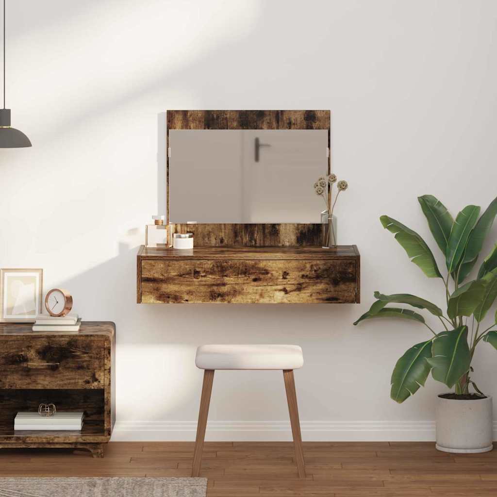 Schminktisch mit Schubladen Braun 83 x 40 x 70 cm Holzwerkstoff