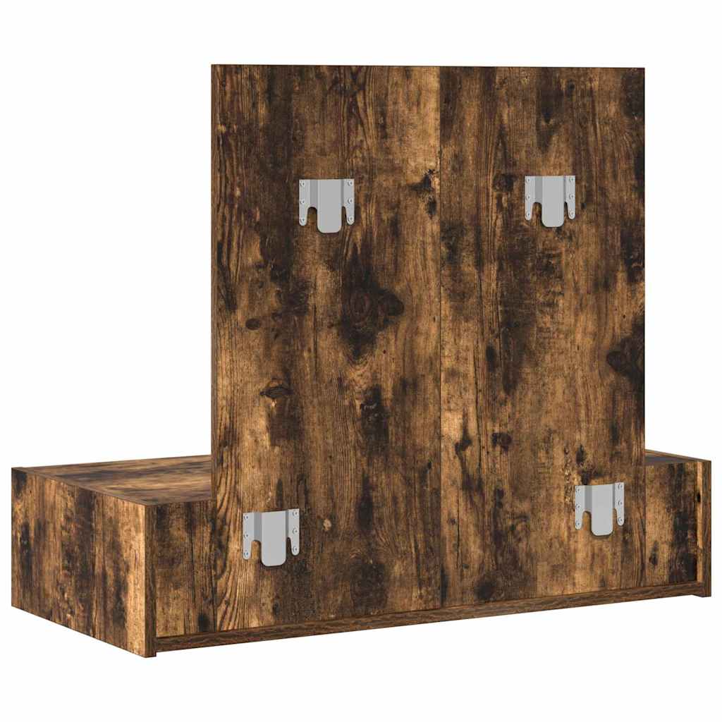 Schminktisch mit Schubladen Braun 83 x 40 x 70 cm Holzwerkstoff