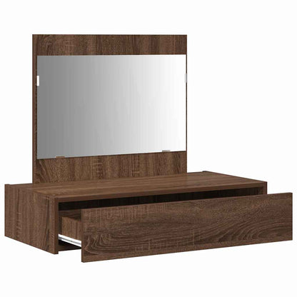 Schminktisch mit Schubladen Braun 83 x 40 x 70 cm Holzwerkstoff