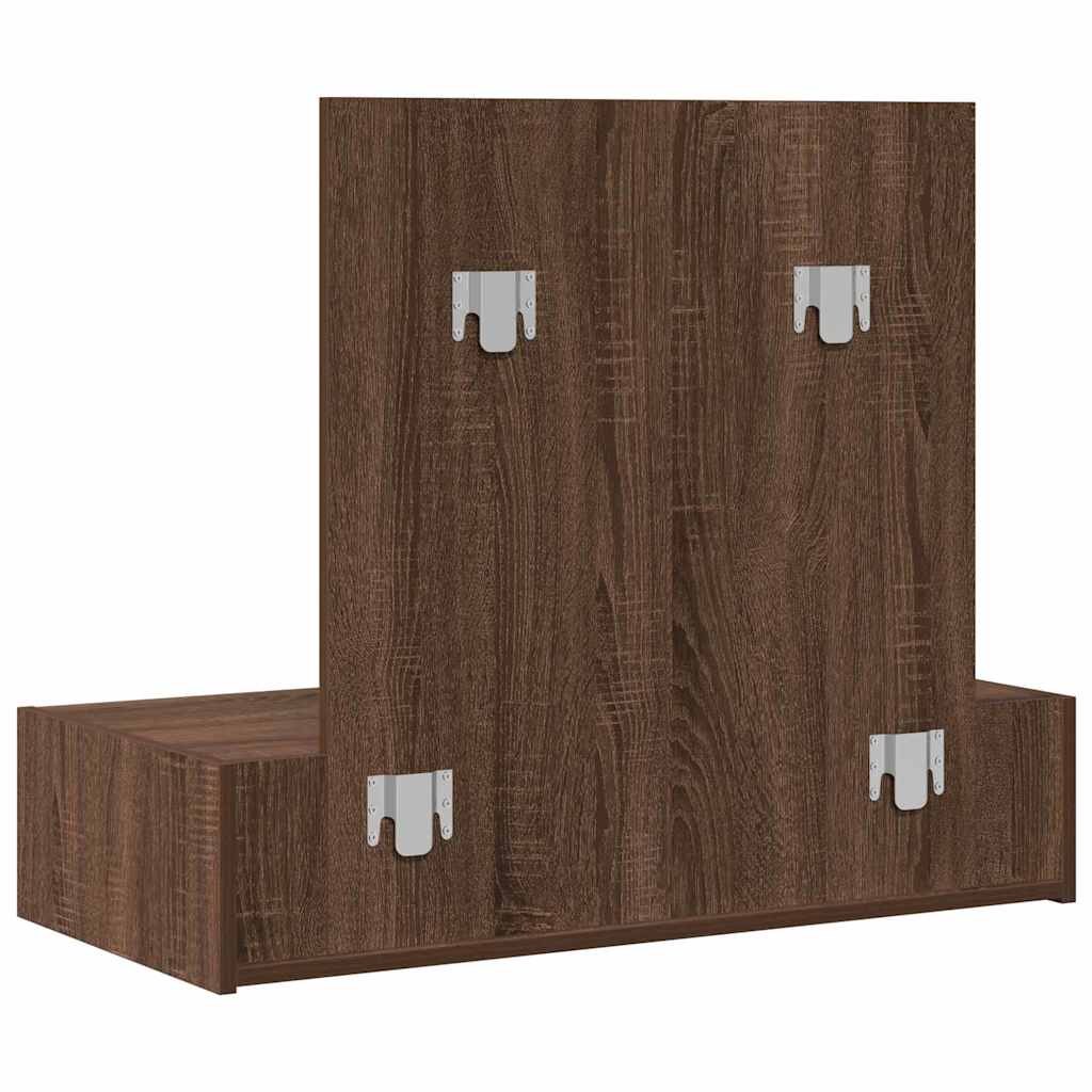 Schminktisch mit Schubladen Braun 83 x 40 x 70 cm Holzwerkstoff