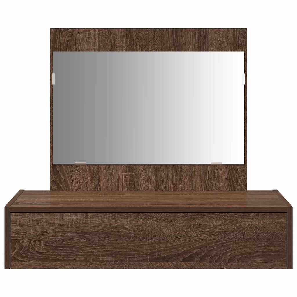 Schminktisch mit Schubladen Braun 83 x 40 x 70 cm Holzwerkstoff