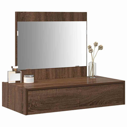 Schminktisch mit Schubladen Braun 83 x 40 x 70 cm Holzwerkstoff