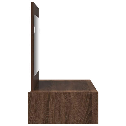 Schminktisch mit Schubladen Braun 83 x 40 x 70 cm Holzwerkstoff