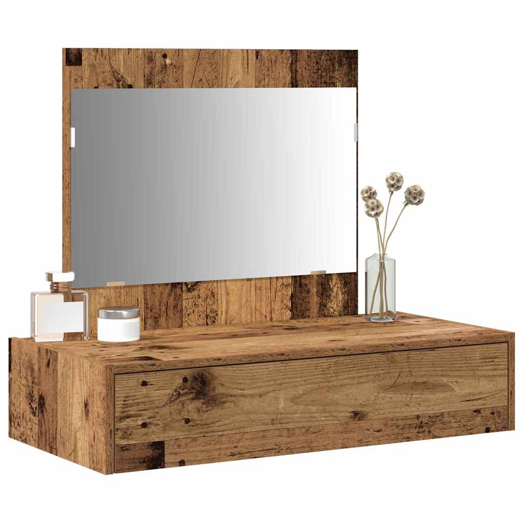 Schminktisch mit Schubladen Braun 83 x 40 x 70 cm Holzwerkstoff