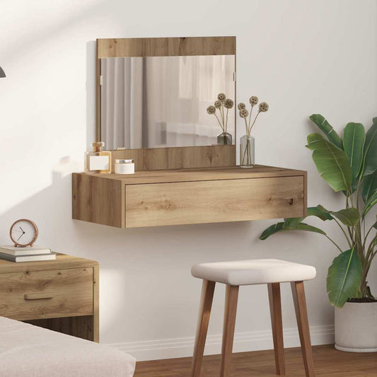 Schminktisch mit Schubladen Braun 83 x 40 x 70 cm Holzwerkstoff