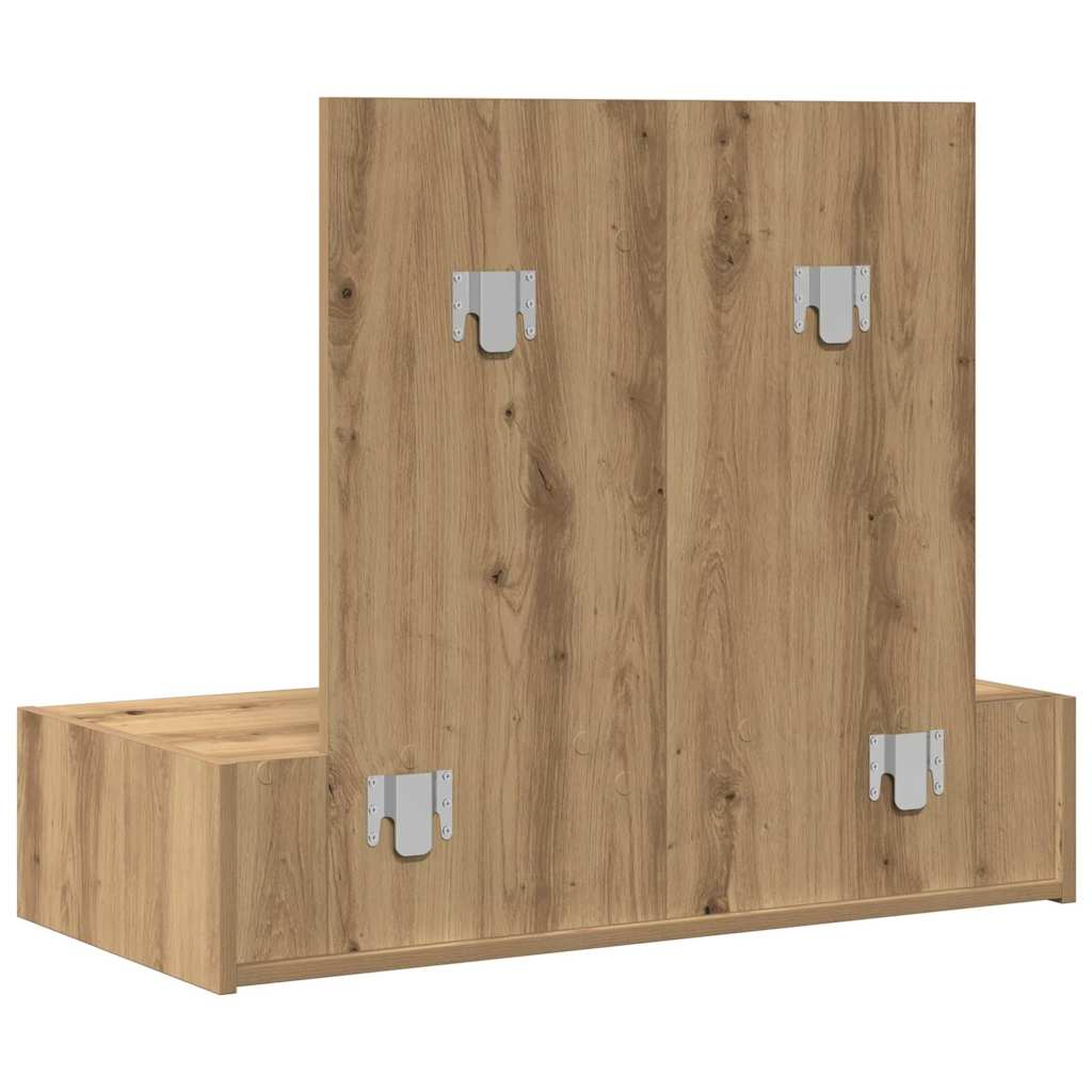 Schminktisch mit Schubladen Braun 83 x 40 x 70 cm Holzwerkstoff