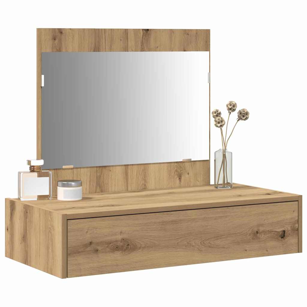 Schminktisch mit Schubladen Braun 83 x 40 x 70 cm Holzwerkstoff