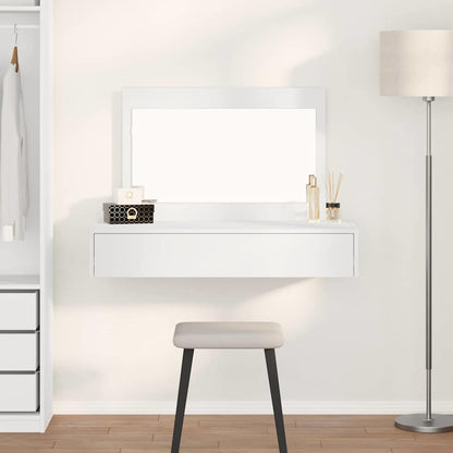 Schminktisch mit Schubladen Weiß 100 x 40 x 70 cm Holzwerkstoff