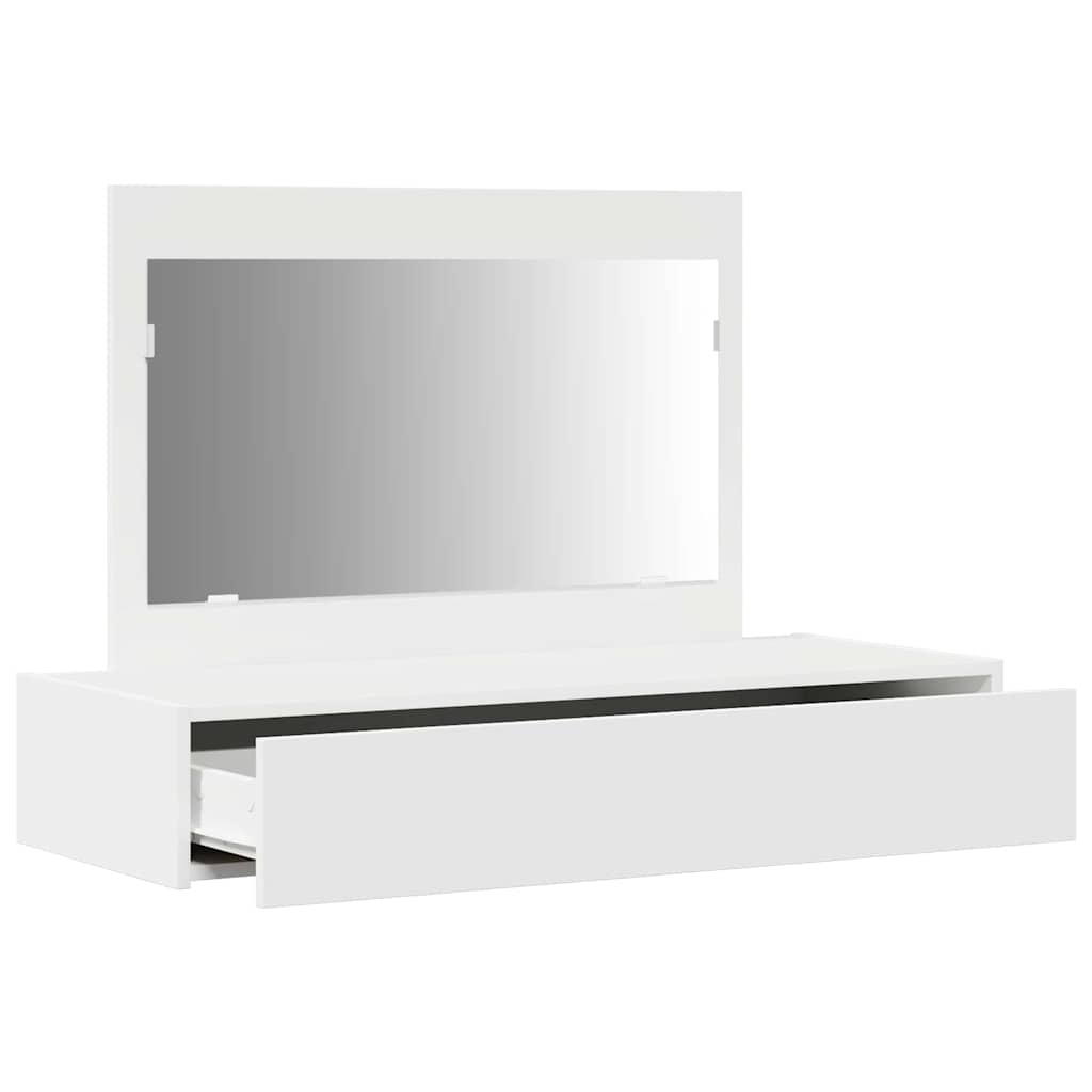 Schminktisch mit Schubladen Weiß 100 x 40 x 70 cm Holzwerkstoff