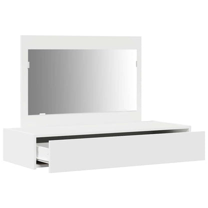 Schminktisch mit Schubladen Weiß 100 x 40 x 70 cm Holzwerkstoff