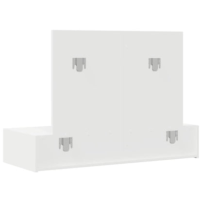 Schminktisch mit Schubladen Weiß 100 x 40 x 70 cm Holzwerkstoff