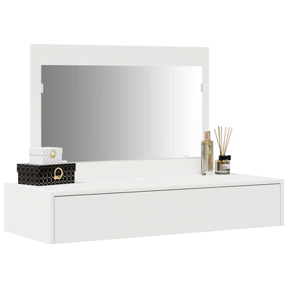 Schminktisch mit Schubladen Weiß 100 x 40 x 70 cm Holzwerkstoff