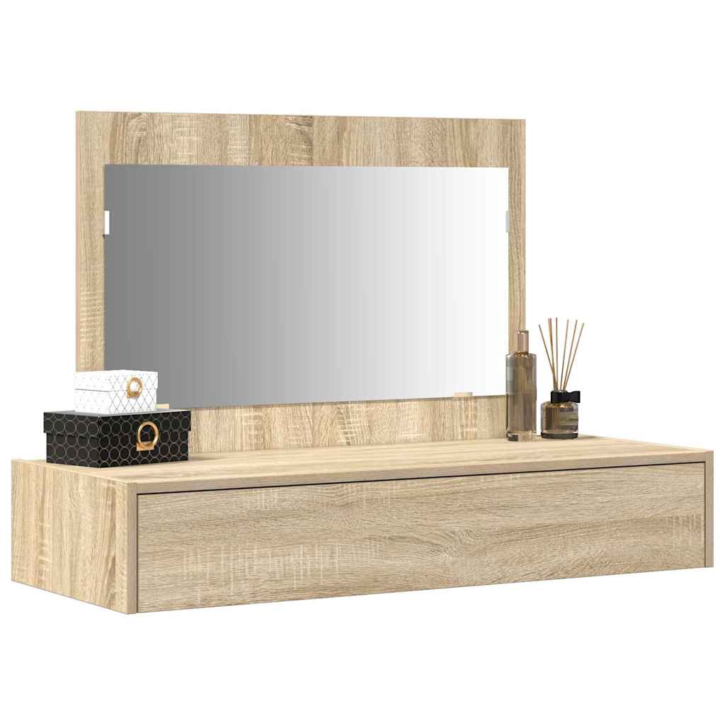Schminktisch mit Speicher Braun 100 x 40 x 70 cm Holzwerkstoff