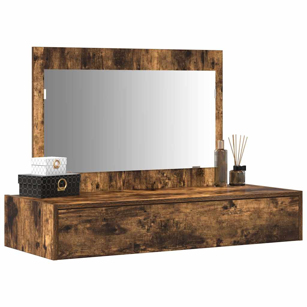 Schminktisch mit Speicher Braun 100 x 40 x 70 cm Holzwerkstoff