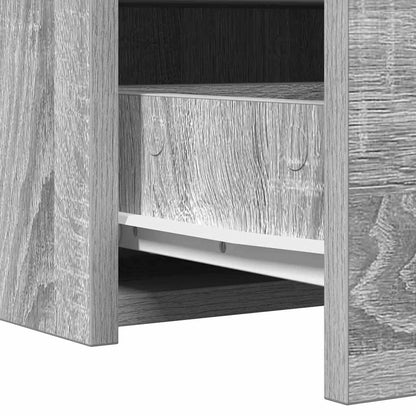 Schminktisch mit Schubladen Grau 100 x 40 x 70 cm Holzwerkstoff