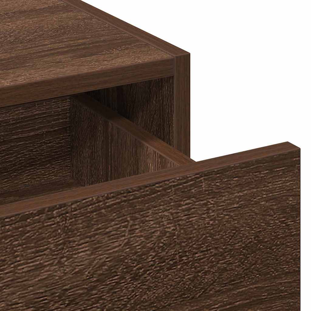 Schminktisch mit Speicher Braun 100 x 40 x 70 cm Holzwerkstoff