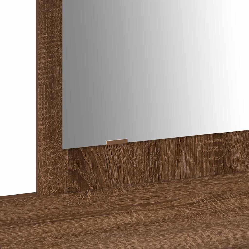 Schminktisch mit Speicher Braun 100 x 40 x 70 cm Holzwerkstoff
