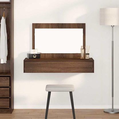 Schminktisch mit Speicher Braun 100 x 40 x 70 cm Holzwerkstoff