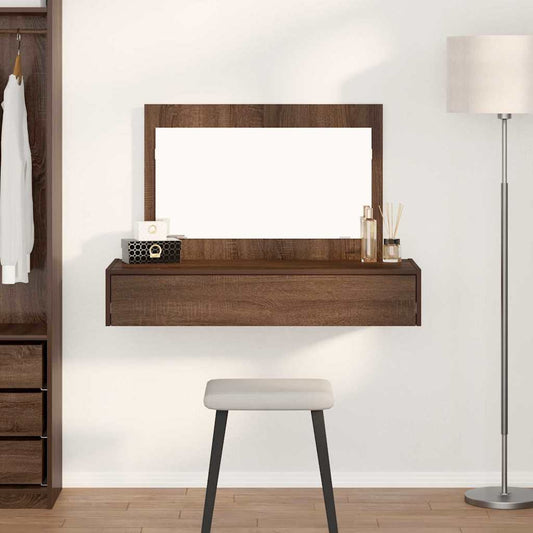 Schminktisch mit Speicher Braun 100 x 40 x 70 cm Holzwerkstoff