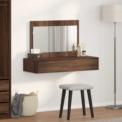 Schminktisch mit Speicher Braun 100 x 40 x 70 cm Holzwerkstoff