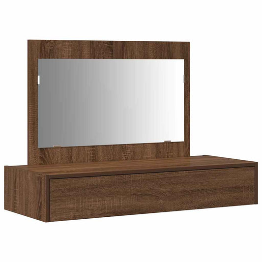 Schminktisch mit Speicher Braun 100 x 40 x 70 cm Holzwerkstoff